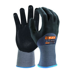 Gants de manutention E-FLEX NITRILE 3/4 PICOTS Yvetot
