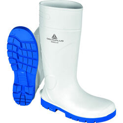 Bottes de s&eacute;curit&eacute; KEMIS S4 SRC CI BLANC BLEU Yvetot