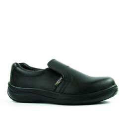 Mocassins de s&eacute;curit&eacute; femme EBANITE S2 FO SR NOIR Yvetot