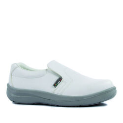 Mocassins de s&eacute;curit&eacute; femme STELLA S2 FO SR BLANC Yvetot