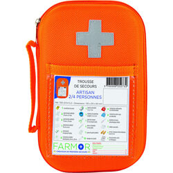 Trousse secours fluo ARTISAN 2/4 PERSONNES Yvetot