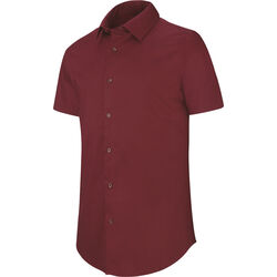 Chemise MC Homme Coton Stretch