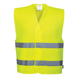Gilet HV double bande baudrier