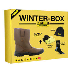 Box bottes fourr&eacute;es cuir + gants + chaussettes + bonnet Yvetot