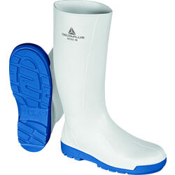 Bottes de s&eacute;curit&eacute; NITRIC SB FO SRC BLANC BLEU Yvetot